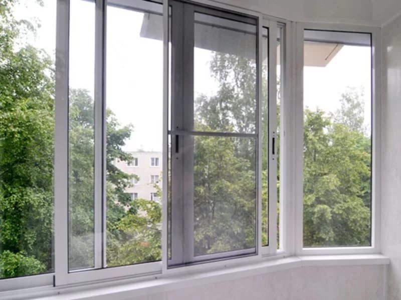  Алюминиевые окна.